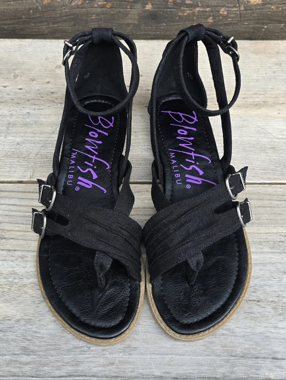 Blowfish Malibu Y2K California Boho Revival Gladiator Style Sandals 10M